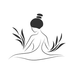 vector yoga logo