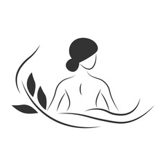 yoga silhouette vector