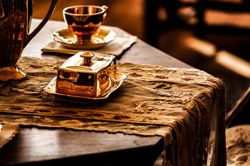 ゴールドのカトラリーのイメージ