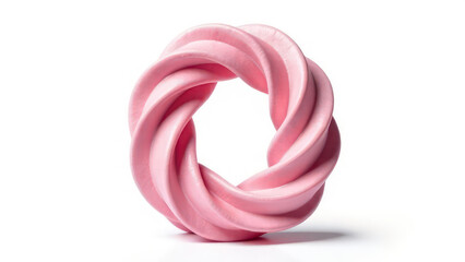 Fototapeta premium Intertwined ice cream letter 