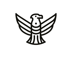 Eagle logo design vector icon symbol illustration