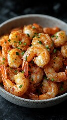 Crispy, flavorful shrimp in a bowl