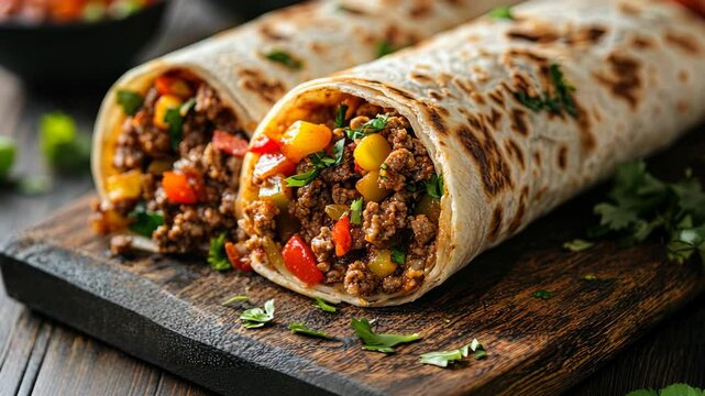 turkey wrap sandwich