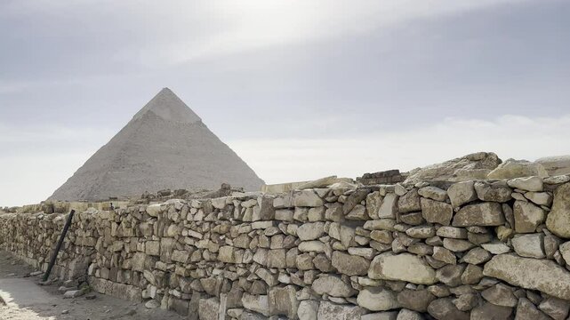 Explore the Great Pyramid of Keops in Giza, Egypt, a true Wonder of the World. Witness its ancient majesty and architectural brilliance on the Giza Plateau.