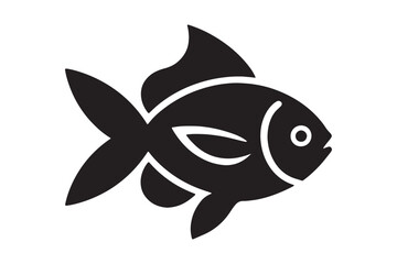 Fish silhouette vector illustration