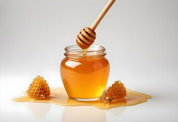 Honey isolated on white background