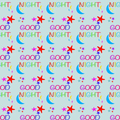 seamless pattern with colorful letters