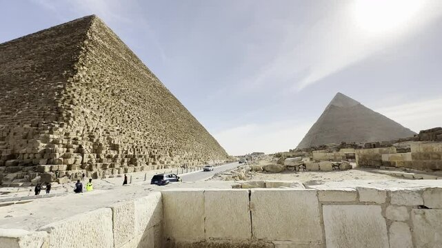 Explore the Famous Pyramid of Keops in Giza, Egypt, a true World Wonder. Witness its ancient grandeur and historical significance on the Giza Plateau.