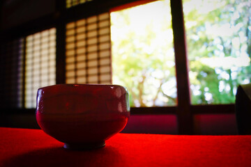 茶室の窓からの風景