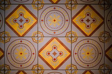 特徴的なタイルのデザイン