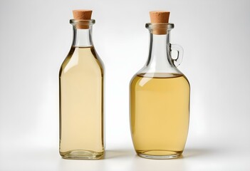 vinegar isolated on the white background