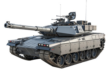 M1 Abrams Tank destroyer robot model png png isolated on transparent background.png