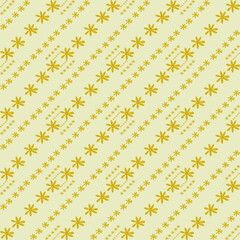 seamless pattern with yellow flowers