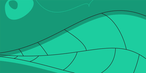 Green earth day background abstract shape, leaf pattern. Design for banner, poster, social media