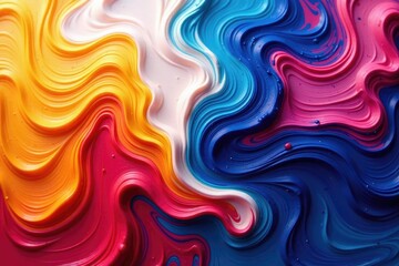 Abstract swirling paint texture, late-stage development , paint-texture, color