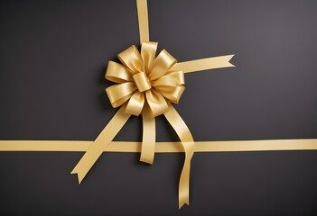 ribbon with bow isolated on white background