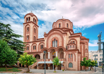 The Cathedral of Saint Sophia (means Holy Wisdom of God) in Xanthi, a city in the region of Western Thrace, northeastern Greece.