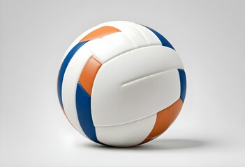 Volleyball Ball Isolated on White Background