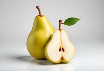 pear isolated on white background