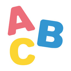 アルファベットのベクターイラスト：ABC - Alphabet Vector Illustration: ABC
