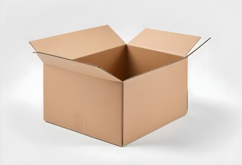 cardboard box isolated on a white background