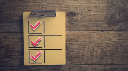 top view of efficient to do list with tasks prioritized by urgency checkboxes organized minimalist layout modern workspace soft lighting