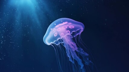 jelly fish in the sea 4K