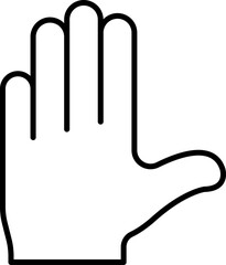 Hold Vector Stock Icon