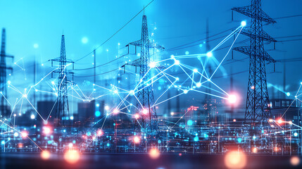An AI powered system optimizing smart grid management by analyzing energy consumption data, AI-assisted load balancing, and real-time power distribution for more reliable energy networks