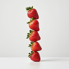 Stack of strawberries