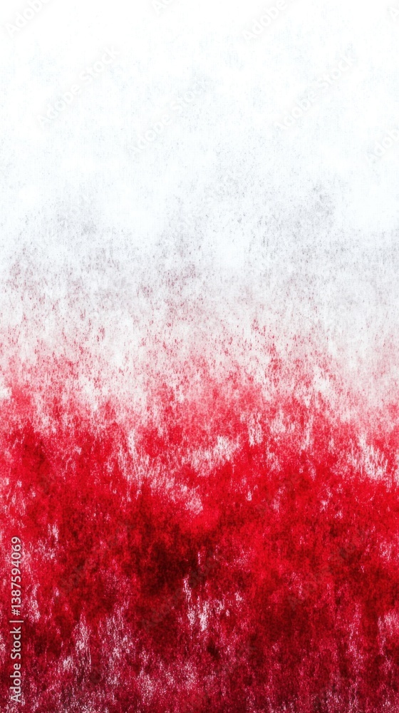 Poster Abstract gradient texture with red and white hues creating a soft background