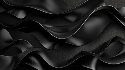 Black background with dynamic holographic wave patterns