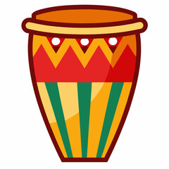 vector illustration of a red cup