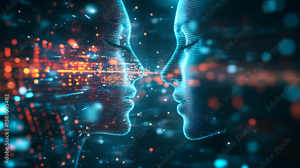 Poster an ai powered system optimizing voice assistants by analyzing speech patterns, ai-assisted natural l