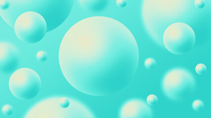 Water drops on gradient background bubble color concept graphic for illustration