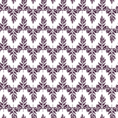 Cheerful Leaf Mix Seamless Vector Pattern Design