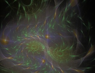 Imaginatory fractal abstract background Image