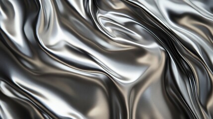 Luxury silver metall texture finegrain platinum metal close-up abstract background elegant environment
