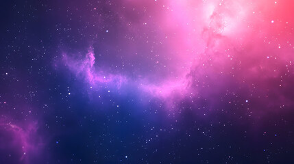 Obraz premium Aurora Galaxy Illustration Background