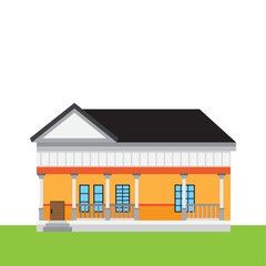 Graphic design vector of building, house art.
