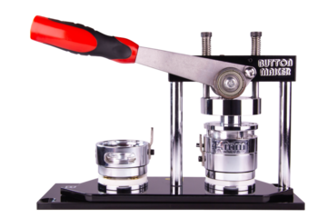 pin press machine, pin button maker isolated on white or transparent background. png file