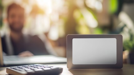 A clear and organized workspace showcases a screen, keyboard, and calculator, reflecting motivation and clarity in achieving personal and professional goals.