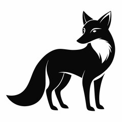 Obraz premium Fox Silhouette Clipart