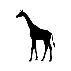 giraffe silhouette vector