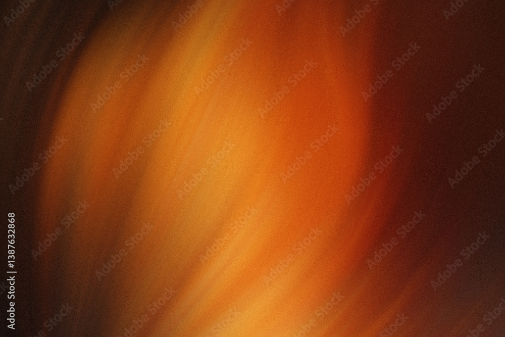 Poster abstract warm toned gradient with blurred orange and brown hues creating a soft light effect design