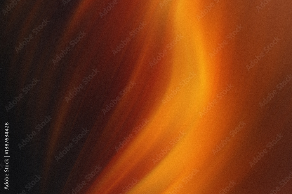 Poster a blurred abstract background featuring shades of orange red and brown creating a flowing dynamic ef