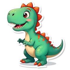 Fototapeta premium green dragon cartoon