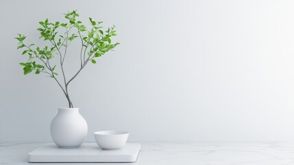 A monochrome minimalist flyer with elegant typography and structured layout for a high-end brand