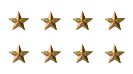 Fototapeta premium Set collection retro star of different shapes flash silhouette