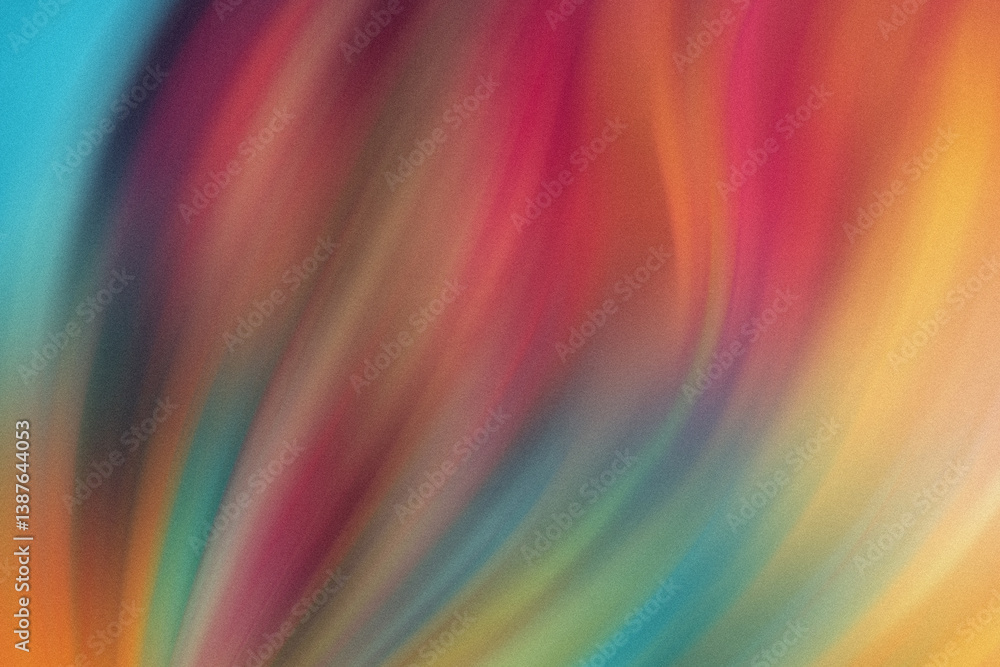 Poster abstract blurred background featuring a blend of vibrant colors creating a dynamic visual effect